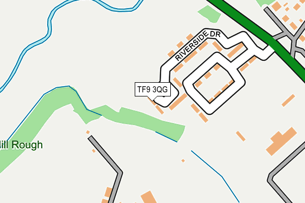TF9 3QG map - OS OpenMap – Local (Ordnance Survey)