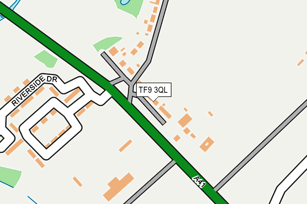 TF9 3QL map - OS OpenMap – Local (Ordnance Survey)