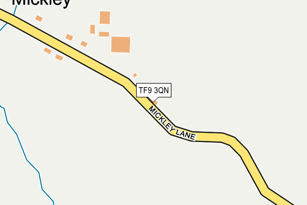 TF9 3QN map - OS OpenMap – Local (Ordnance Survey)