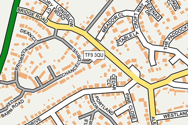 TF9 3QU map - OS OpenMap – Local (Ordnance Survey)