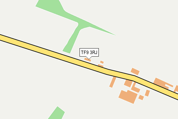 TF9 3RJ map - OS OpenMap – Local (Ordnance Survey)