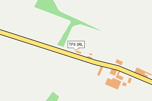 TF9 3RL map - OS OpenMap – Local (Ordnance Survey)