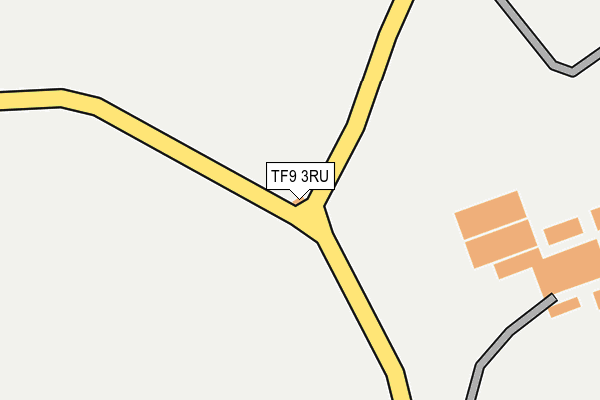 TF9 3RU map - OS OpenMap – Local (Ordnance Survey)
