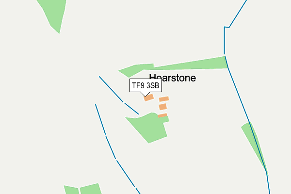 TF9 3SB map - OS OpenMap – Local (Ordnance Survey)