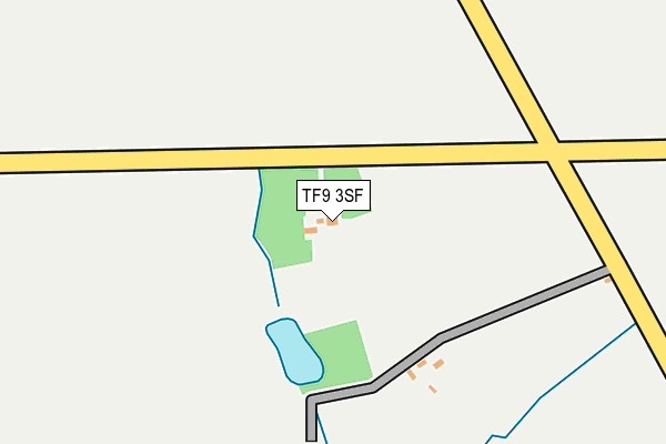 TF9 3SF map - OS OpenMap – Local (Ordnance Survey)