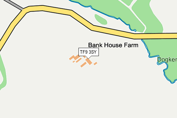 TF9 3SY map - OS OpenMap – Local (Ordnance Survey)