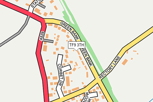 TF9 3TH map - OS OpenMap – Local (Ordnance Survey)
