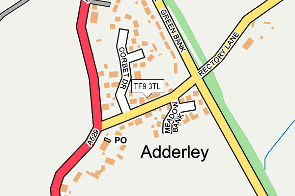 TF9 3TL map - OS OpenMap – Local (Ordnance Survey)