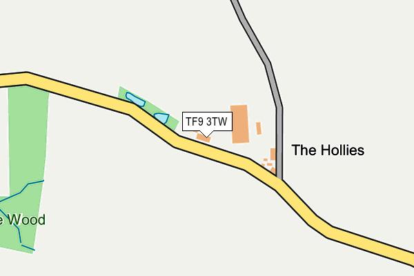 TF9 3TW map - OS OpenMap – Local (Ordnance Survey)