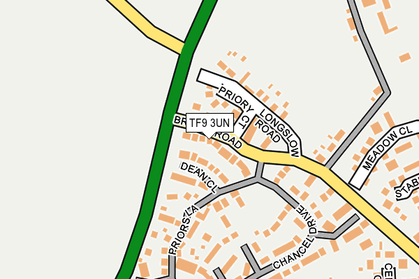 TF9 3UN map - OS OpenMap – Local (Ordnance Survey)