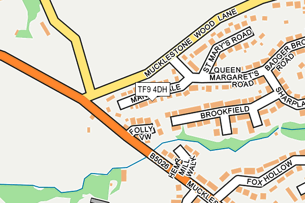 TF9 4DH map - OS OpenMap – Local (Ordnance Survey)