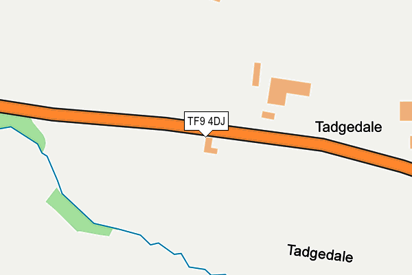 TF9 4DJ map - OS OpenMap – Local (Ordnance Survey)