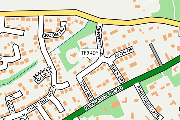 TF9 4DY map - OS OpenMap – Local (Ordnance Survey)