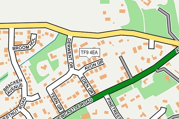 TF9 4EA map - OS OpenMap – Local (Ordnance Survey)