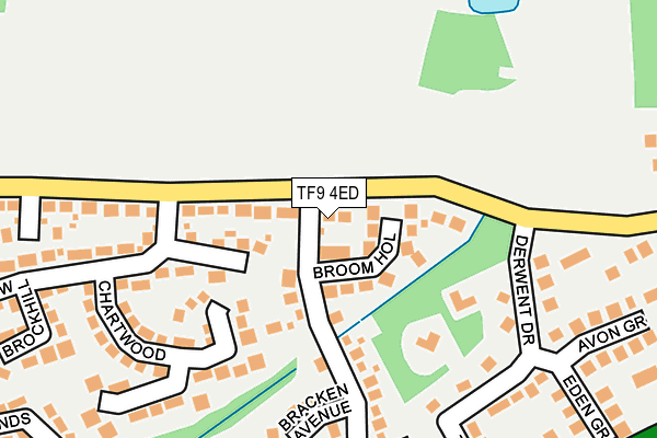 TF9 4ED map - OS OpenMap – Local (Ordnance Survey)