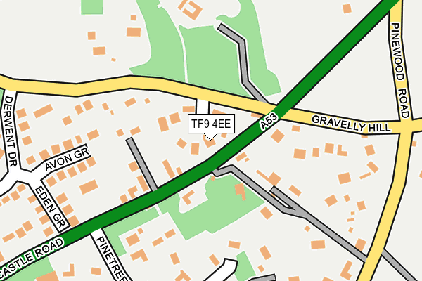 TF9 4EE map - OS OpenMap – Local (Ordnance Survey)