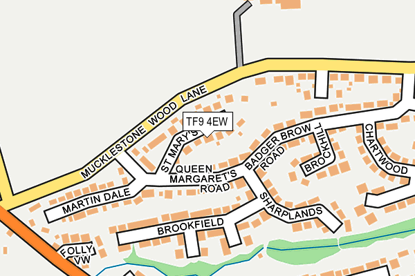 TF9 4EW map - OS OpenMap – Local (Ordnance Survey)