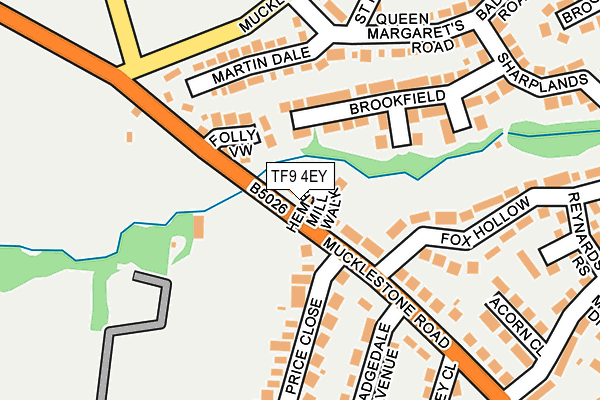 TF9 4EY map - OS OpenMap – Local (Ordnance Survey)
