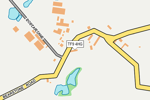TF9 4HG map - OS OpenMap – Local (Ordnance Survey)