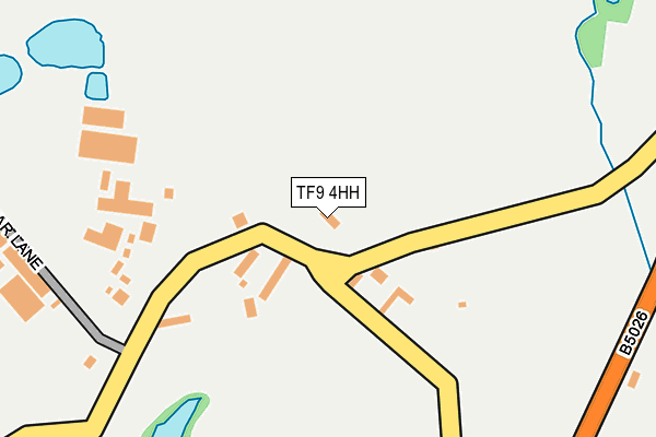 TF9 4HH map - OS OpenMap – Local (Ordnance Survey)
