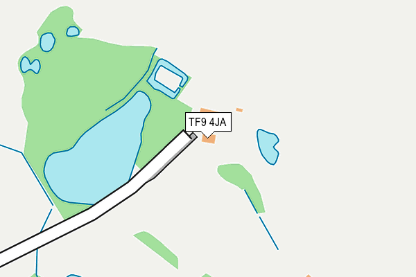TF9 4JA map - OS OpenMap – Local (Ordnance Survey)