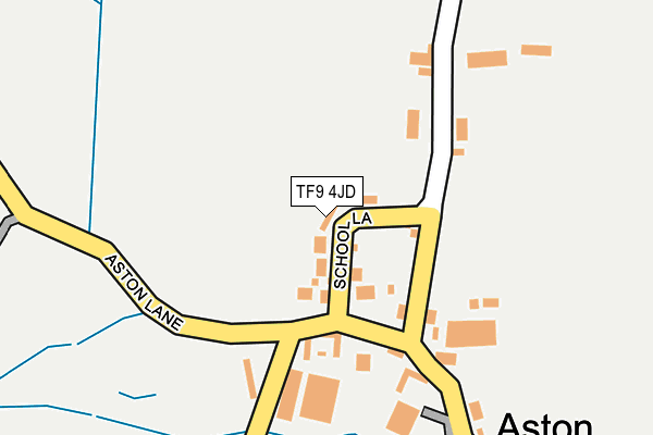 TF9 4JD map - OS OpenMap – Local (Ordnance Survey)