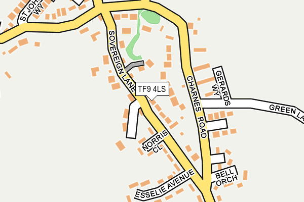 TF9 4LS map - OS OpenMap – Local (Ordnance Survey)