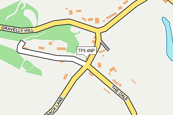 TF9 4NP map - OS OpenMap – Local (Ordnance Survey)