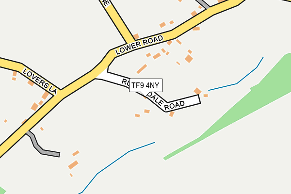 TF9 4NY map - OS OpenMap – Local (Ordnance Survey)