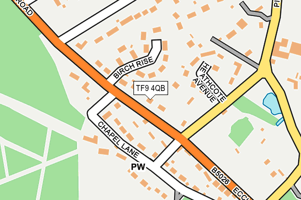 TF9 4QB map - OS OpenMap – Local (Ordnance Survey)