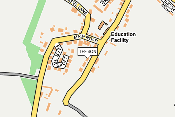 TF9 4QN map - OS OpenMap – Local (Ordnance Survey)