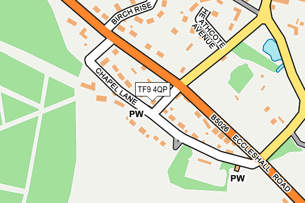 TF9 4QP map - OS OpenMap – Local (Ordnance Survey)