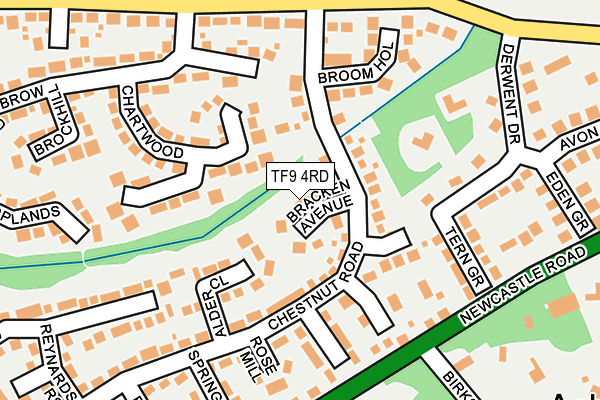 TF9 4RD map - OS OpenMap – Local (Ordnance Survey)