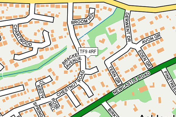 TF9 4RF map - OS OpenMap – Local (Ordnance Survey)