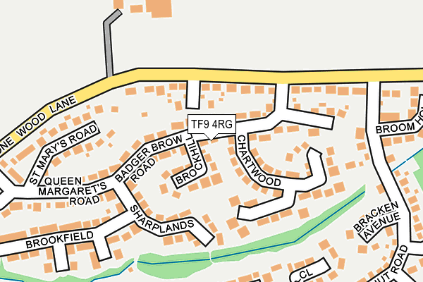 TF9 4RG map - OS OpenMap – Local (Ordnance Survey)