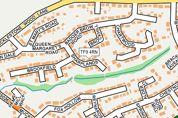 TF9 4RN map - OS OpenMap – Local (Ordnance Survey)