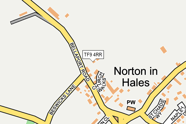 TF9 4RR map - OS OpenMap – Local (Ordnance Survey)