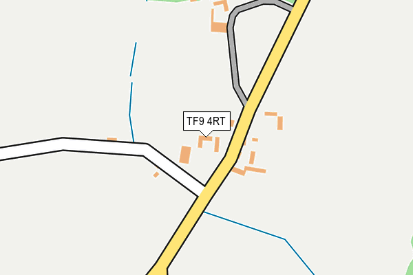 TF9 4RT map - OS OpenMap – Local (Ordnance Survey)
