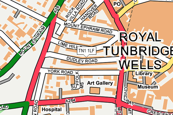 Map of HANDLESPARK LIMITED at local scale