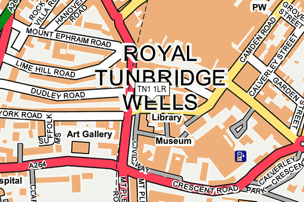 TN1 1LR map - OS OpenMap – Local (Ordnance Survey)