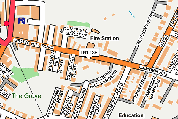 Map of RODCON LTD at local scale