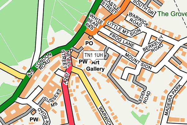 TN1 1UH map - OS OpenMap – Local (Ordnance Survey)