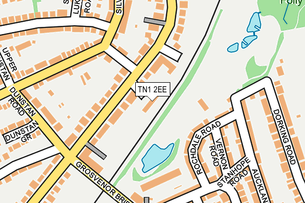 TN1 2EE map - OS OpenMap – Local (Ordnance Survey)