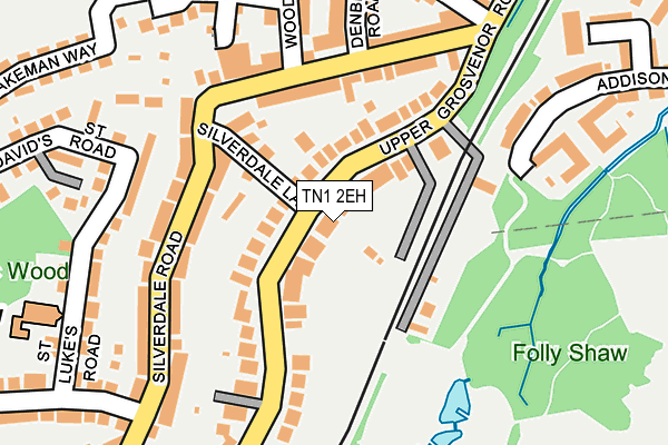 TN1 2EH map - OS OpenMap – Local (Ordnance Survey)