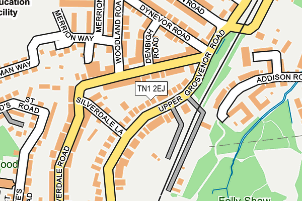 TN1 2EJ map - OS OpenMap – Local (Ordnance Survey)