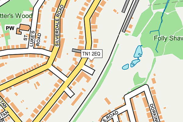 TN1 2EQ map - OS OpenMap – Local (Ordnance Survey)