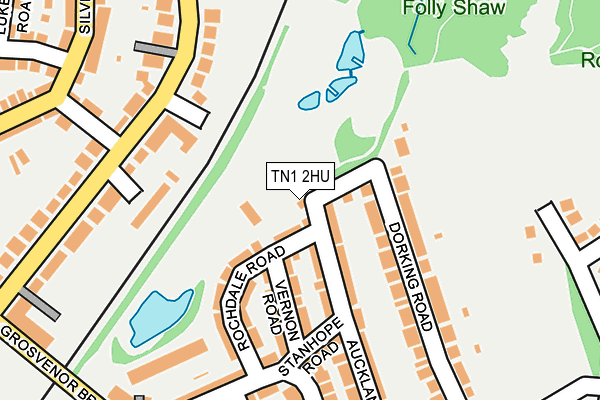 TN1 2HU map - OS OpenMap – Local (Ordnance Survey)