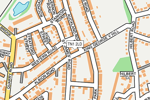 TN1 2LD map - OS OpenMap – Local (Ordnance Survey)