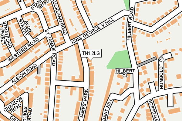 TN1 2LG map - OS OpenMap – Local (Ordnance Survey)