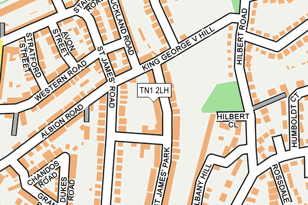 TN1 2LH map - OS OpenMap – Local (Ordnance Survey)